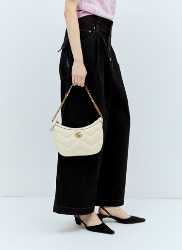GG Marmont Small Shoulder Bag Gucci GG Marmont Small Shoulder Bag White guc0255141