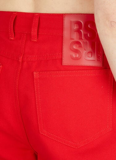 Raf Simons 工装牛仔裤 红色 raf0250030