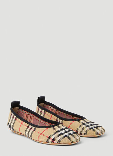 Burberry Vintage Check Ballerina Flats Beige bur0253040