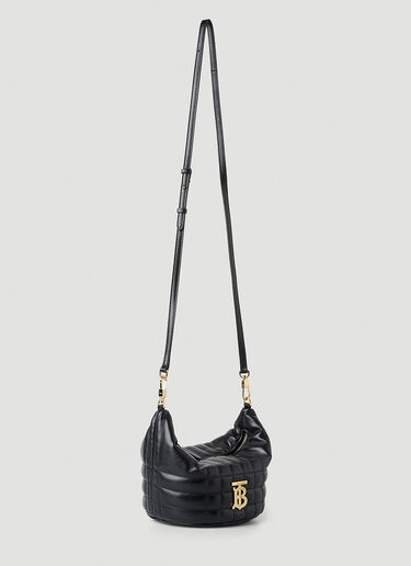 Burberry Lola Quilted Crescent Shoulder Bag Black bur0248039