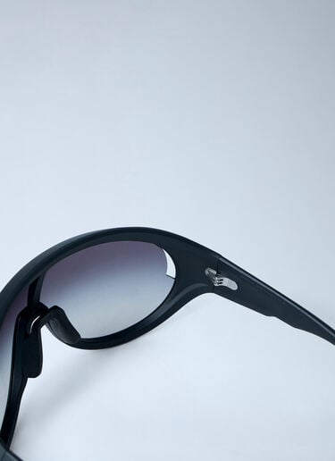 Moncler x Rick Owens Visor Shield Sunglasses Black mcs0363025