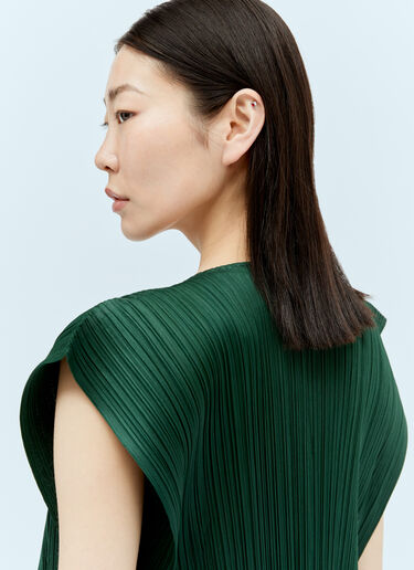 Pleats Please Issey Miyake Monthly Colors: March Vest Green plp0256008