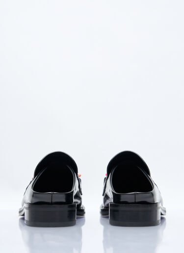 Martine Rose 串珠方头穆勒鞋  黑色 mtr0156017