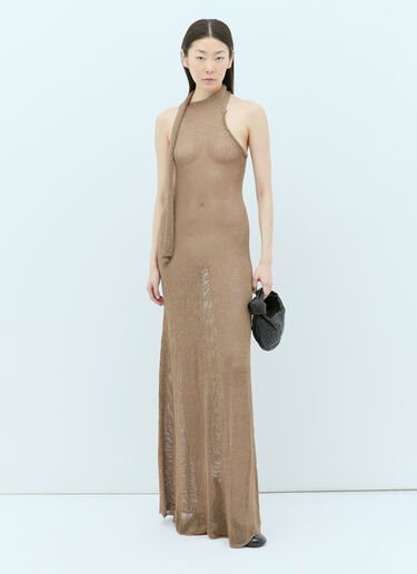 Aya Muse Tera Maxi Dress Beige aym0255003