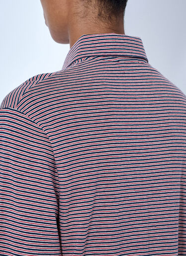 LN-CC® - Jil Sander: 长袖Polo衫 - 红色 Jil Sander 长袖Polo衫 红色 jil0265007