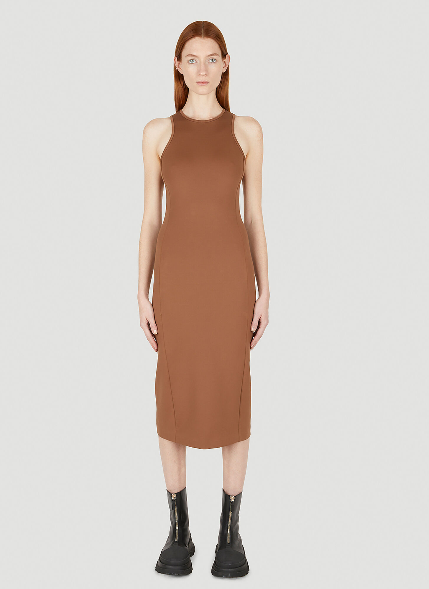 Max Mara Derris Dress Female Brown | ModeSens display picture 1