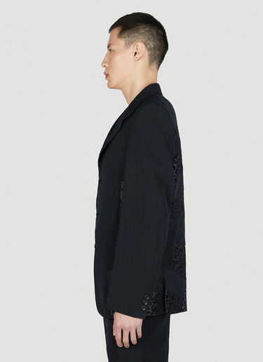 Comme Des Garçons Homme Plus Flocked Blazer Black hpl0152001