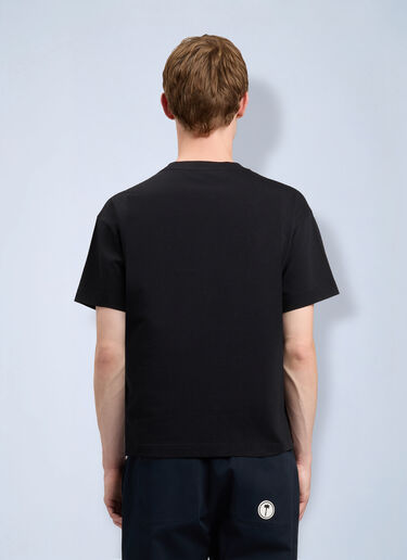 LN-CC® - Palm Angels: Thai Logo T-Shirt - Black Palm Angels Thai Logo T-Shirt Black pma0164031