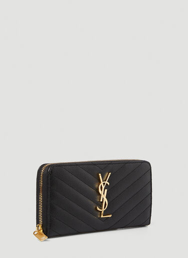 Cassandre Matelassé Wallet Saint Laurent Cassandre Matelassé Wallet Black sla0245078