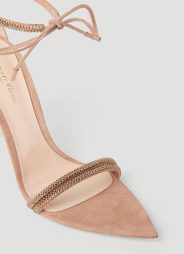 Gianvito Rossi 몬테카를로 하이힐 샌들 베이지 gia0253008