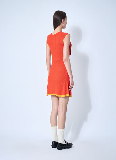 Kiko Kostadinov Vecto Knit Dress Red kko0260008