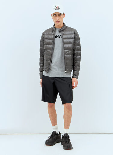 Moncler Acorus Short Down Jacket Grey mon0157042