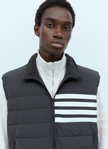 Thom Browne Four-Bar Down Ski Vest Black thb0153008