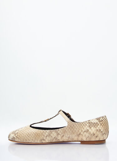 Chloé Marcie Ballerina Flats Beige chl0257031