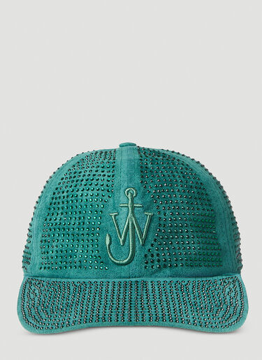 JW Anderson Embellished Baseball Cap Green jwa0252013