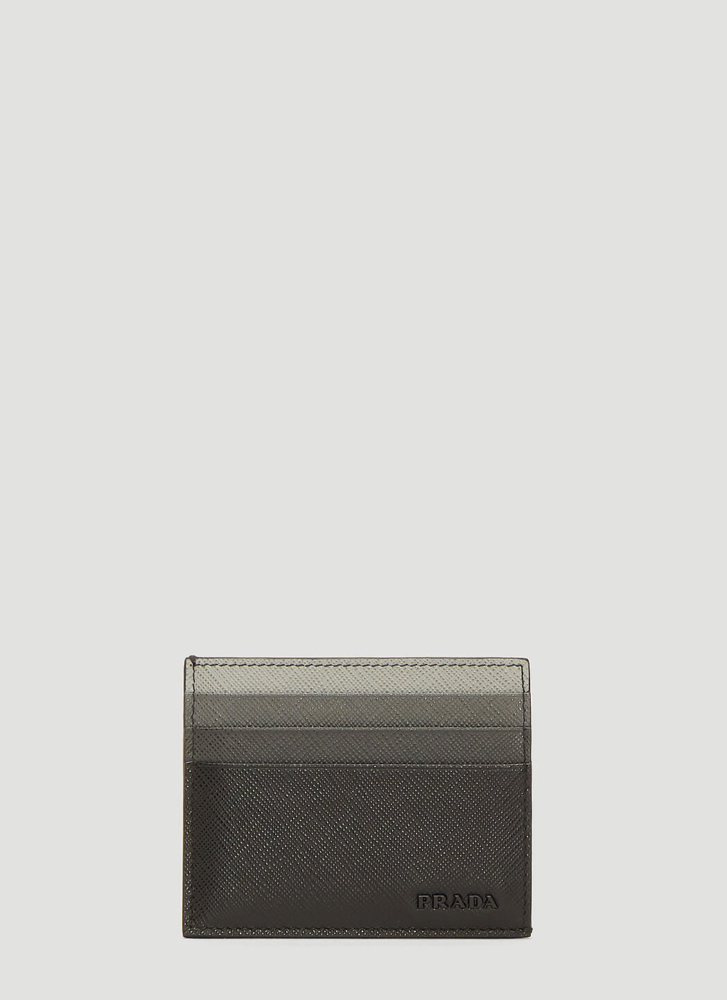 Prada Black Saffiano Leather Credit Card Holder LN CC