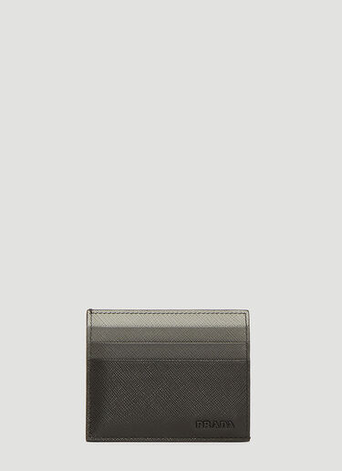 Prada Saffiano Leather Credit Card Holder Black pra0135045