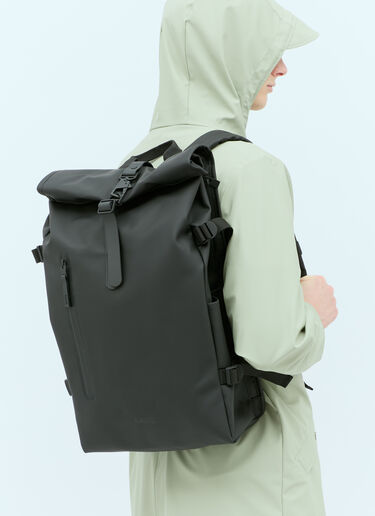 Rains Large Rolltop Rucksack Black rai0356013