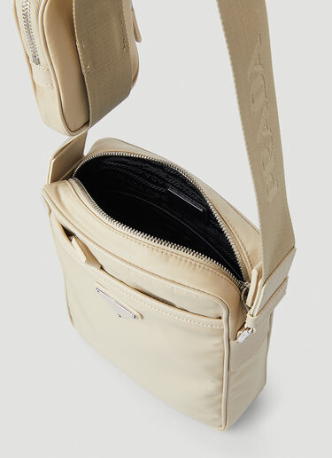 Prada Re-Nylon Messenger Crossbody Bag Beige pra0148035