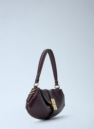 GANNI B-Kat Shoulder Bag Burgundy gan0265050