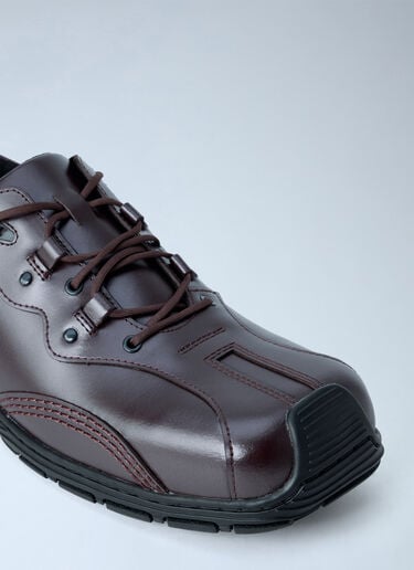 Dr. Martens Aurix 5i Oxblood Satin Finish Leather Lace Ups Burgundy drm0365005