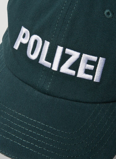 VETEMENTS Polizei ベースボールキャップ グリーン vet0150030