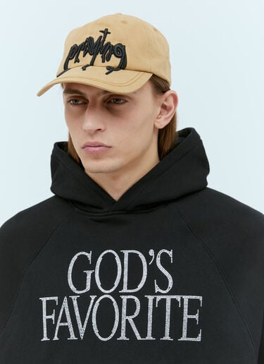 Demon Baseball Cap Praying Demon Baseball Cap Brown pry0354020