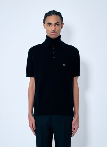 Vivienne Westwood Alex Polo Shirt Black vvw0159007