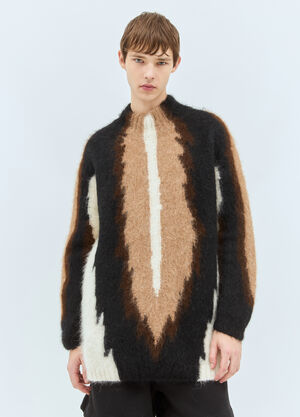 Walter Van Beirendonck Big Foot Sweater Brown wlt0158006