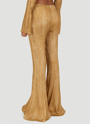 百褶喇叭裤 Acne Studios 百褶喇叭裤 金 acn0250070