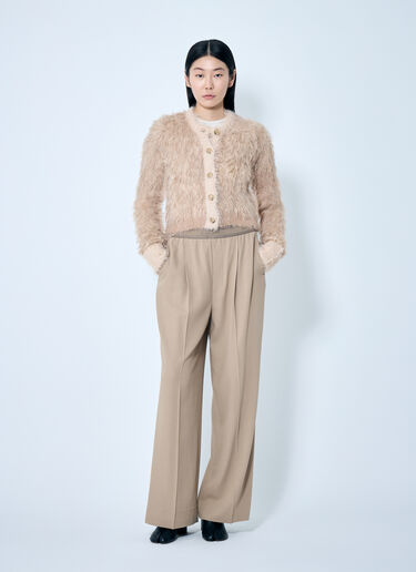 Acne Studios 로고 테이프 트윌 팬츠 베이지 acn0259010