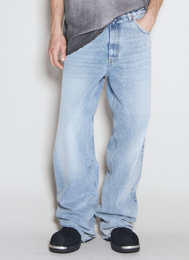 MM6 Maison Margiela Jeans With Built-In Jersey Drawstring Waistband Blue mmm0154007
