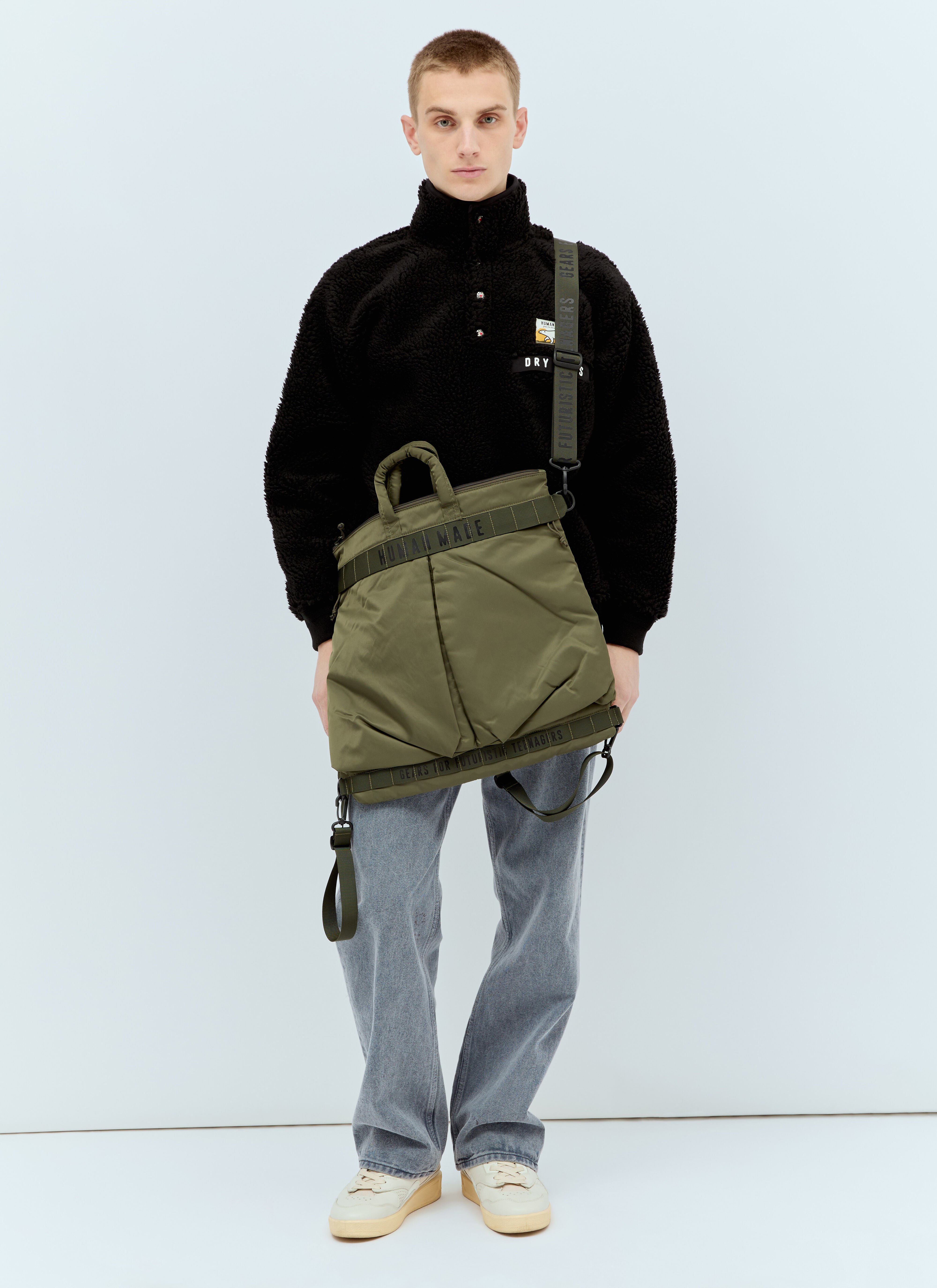 HUMAN MADE HELMET BAG オリーブグリーン Human Made Men's' Helmet Tote Bag in Green | LN-CC®