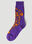 Boiler Room x P.A.M. Graphic Print Socks Red bor0350005