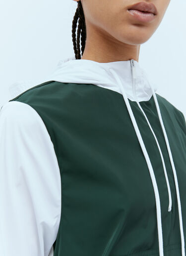Thom Browne Half-Zip Shell Sweatshirt Green thb0254007