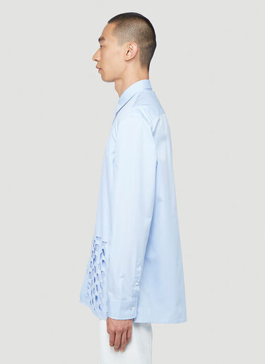 Maison Margiela Punched Hole Shirt Blue mla0141004