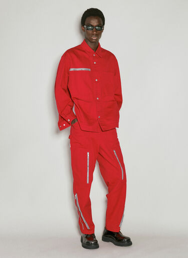 UNDERCOVER Cotton Twill Pants Red und0153008