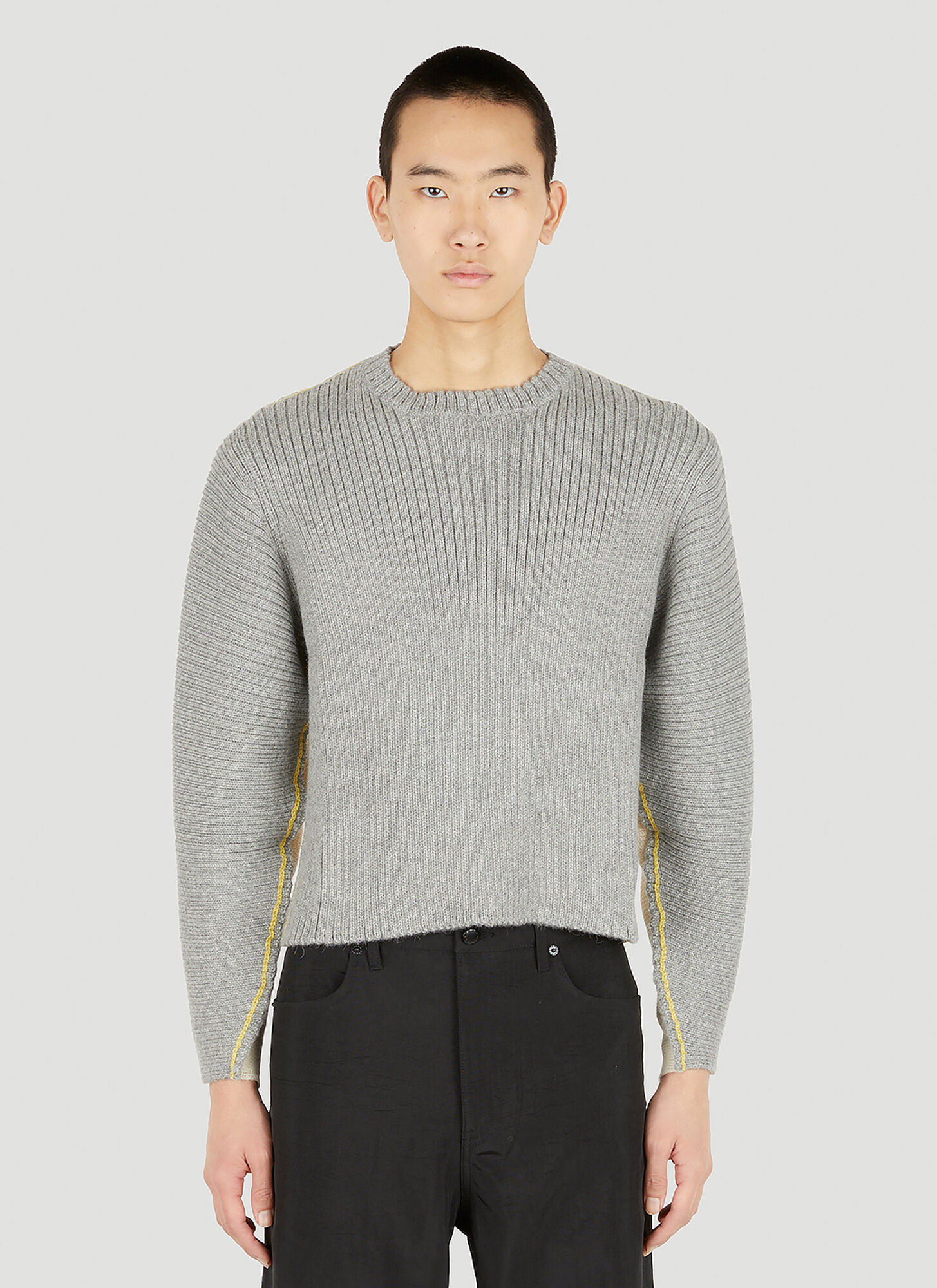 Eckhaus Latta Ash Sweater In Grey