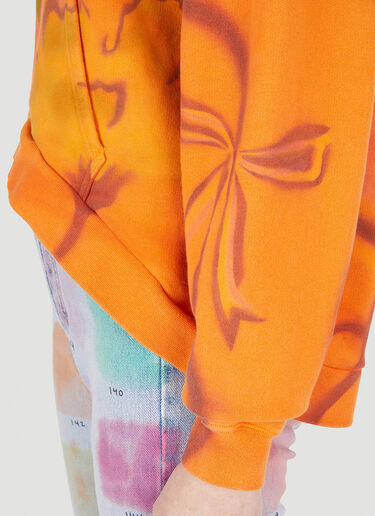 Collina Strada Round Hem Hooded Sweatshirt Orange cst0248010