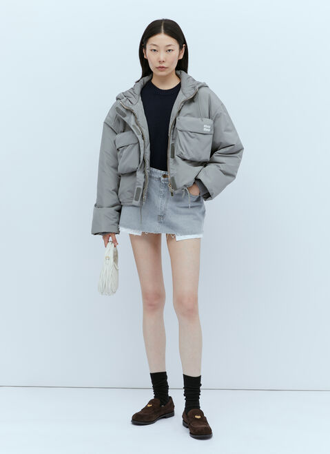 Miu Miu Blouson Padded Jacket Black miu0254016