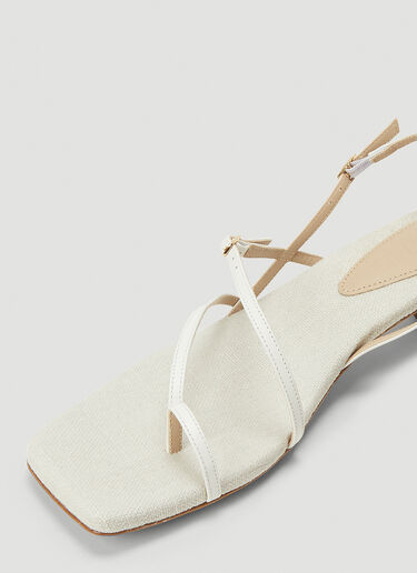 Jacquemus Les Sandales Basgia Sandals White jac0244062