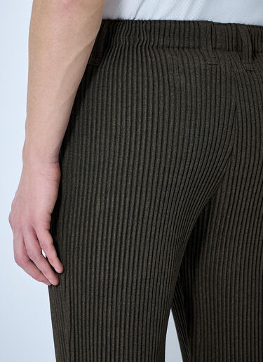Homme Plissé Issey Miyake 褶裥长裤  卡其色 hmp0160001