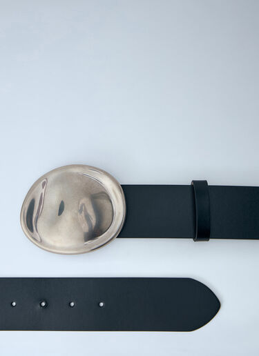 Khaite Keefe Leather Belt Black kha0264019