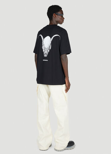 Han Kjøbenhavn Goat Skull Print Boxy T-Shirt Black han0153003