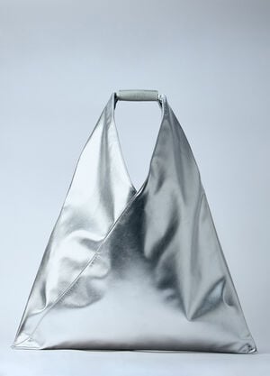 MM6 Maison Margiela Classic Medium Japanese Handbag Silver mmm0260006