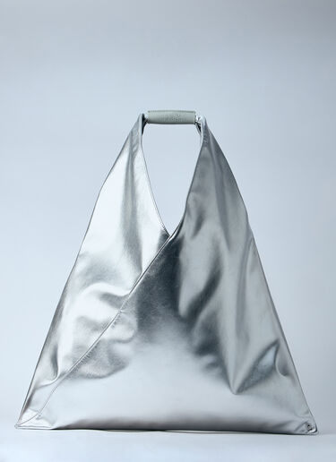 MM6 Maison Margiela Classic Medium Japanese Handbag Silver mmm0260006