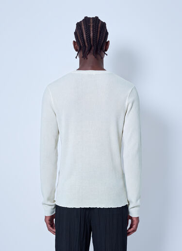 LN-CC® - Our Legacy: Elongated Longsleeve Top - White Our Legacy Elongated Longsleeve Top White our0165021