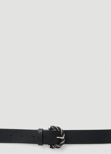 Bottega Veneta Twist Belt Black bov0251147