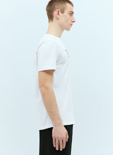 Moncler Logo Print T-Shirt White mon0158022