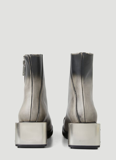 GmbH Sprayed Zip Ankle Boots Grey gmb0150004